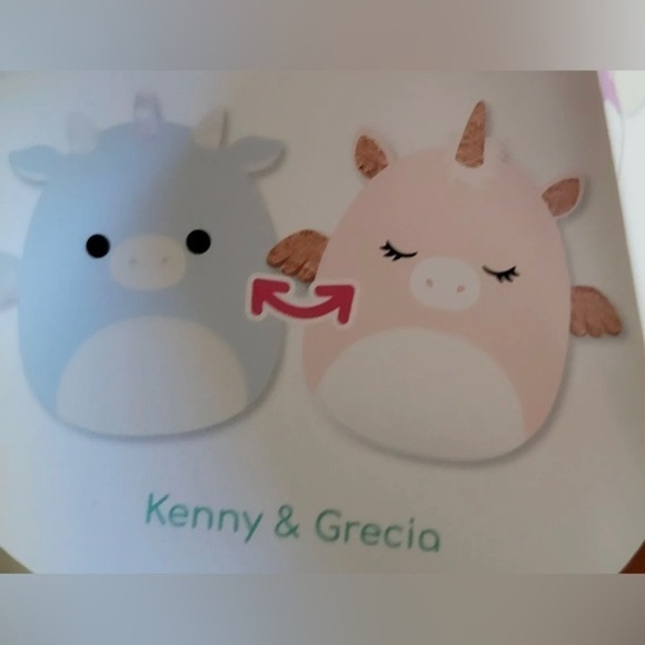 Squishmallows FlipAMallow Grecia Pegasus Kenny Dragon 12in Reversible Plush NWT - Picture 2 of 4